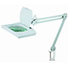 Desk LED Magnifying Lamp with Magnifying Glass lens plus mount - This LED Magnifier Lamp consists of Magnifying lens using 5 dioptre Magnifier plus 56 SMD LED diodes. LED Lamp life can last up to 20,000 hours